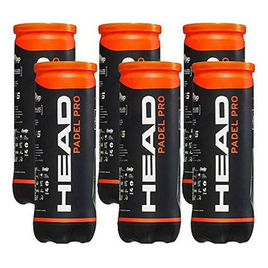 Padel Ballen Head 575613 (3 pcs) Geel Wit