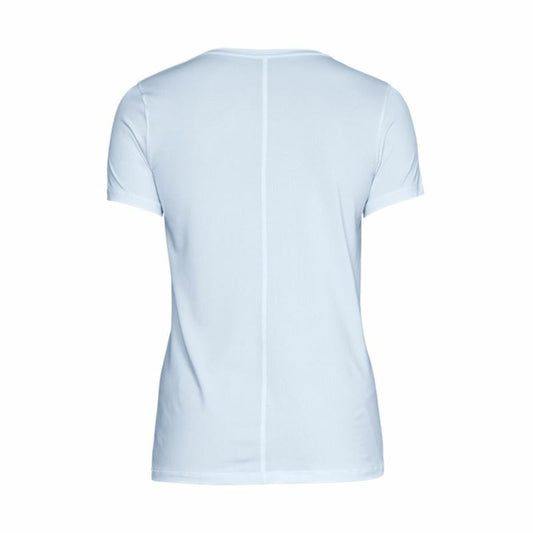 Dames-T-Shirt met Korte Mouwen Under Armour HeatGear Licht Blauw