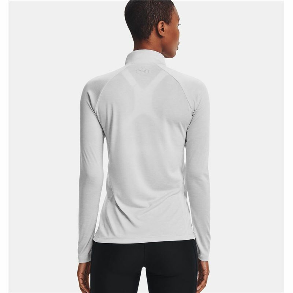 Dames-T-Shirt met Lange Mouwen Under Armour Tech 1/2 Zip Twist