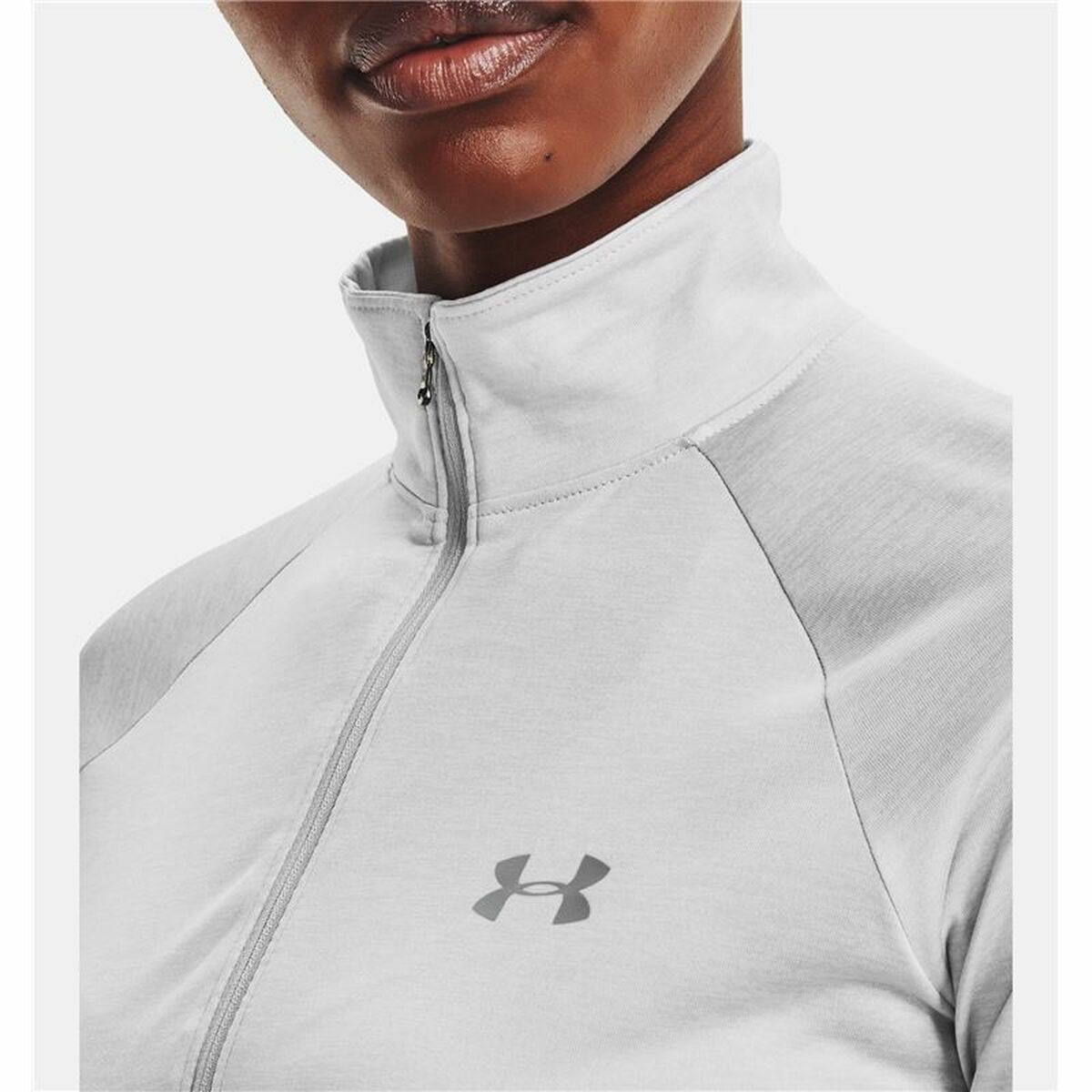 Dames-T-Shirt met Lange Mouwen Under Armour Tech 1/2 Zip Twist