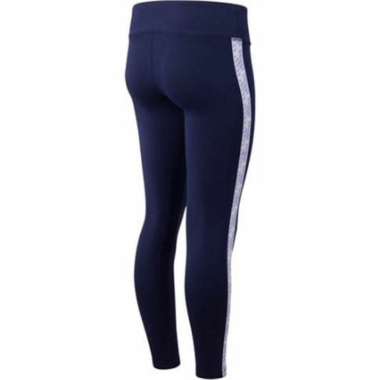 Sportleggings voor Dames New Balance Athletics Classic Donkerblauw