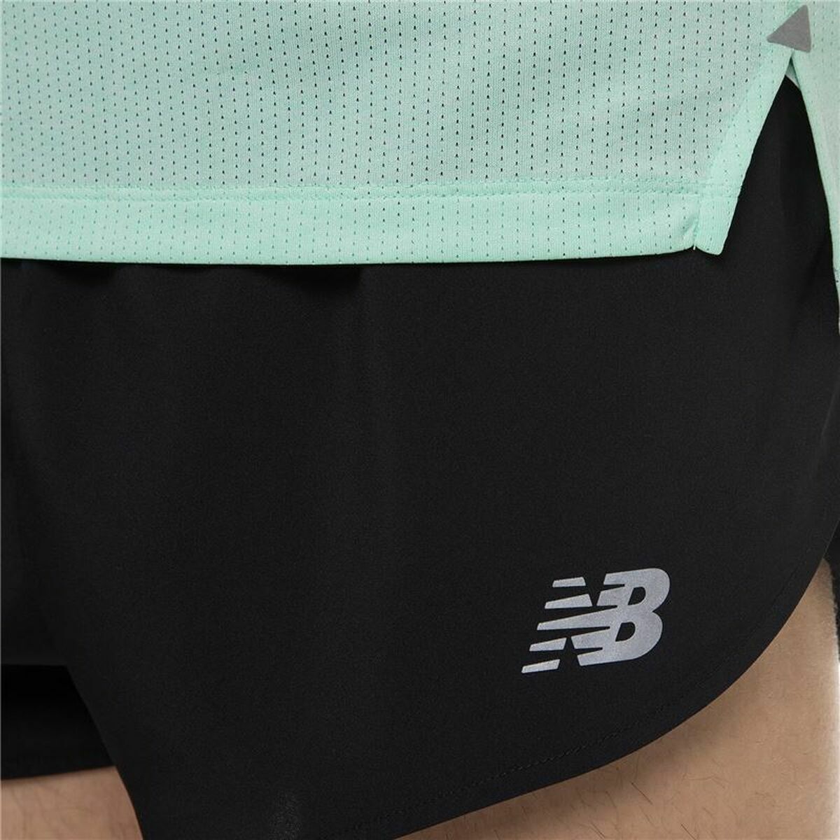 Sportbroekje voor heren New Balance Accelerate 3 In Split Zwart