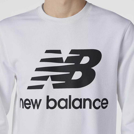 Herensweater zonder Capuchon New Balance MT03560 Wit
