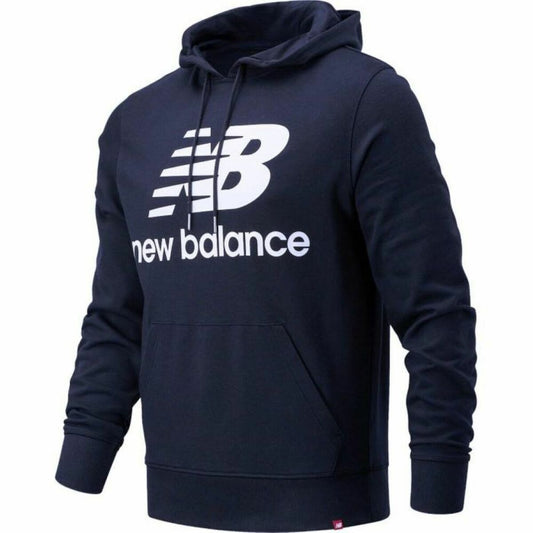 Herenhoodie New Balance MT91548 Marineblauw