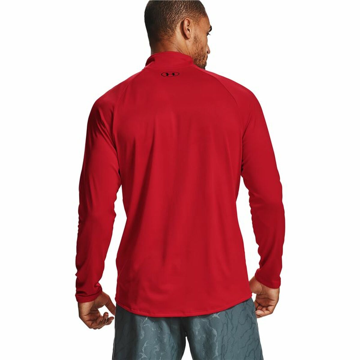 Heren-T-Shirt met Lange Mouwen Under Armour Tech™ ½ Rood