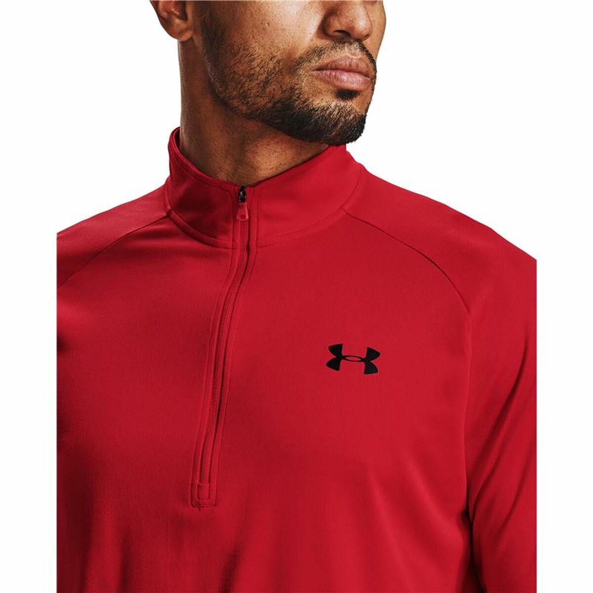Heren-T-Shirt met Lange Mouwen Under Armour Tech™ ½ Rood
