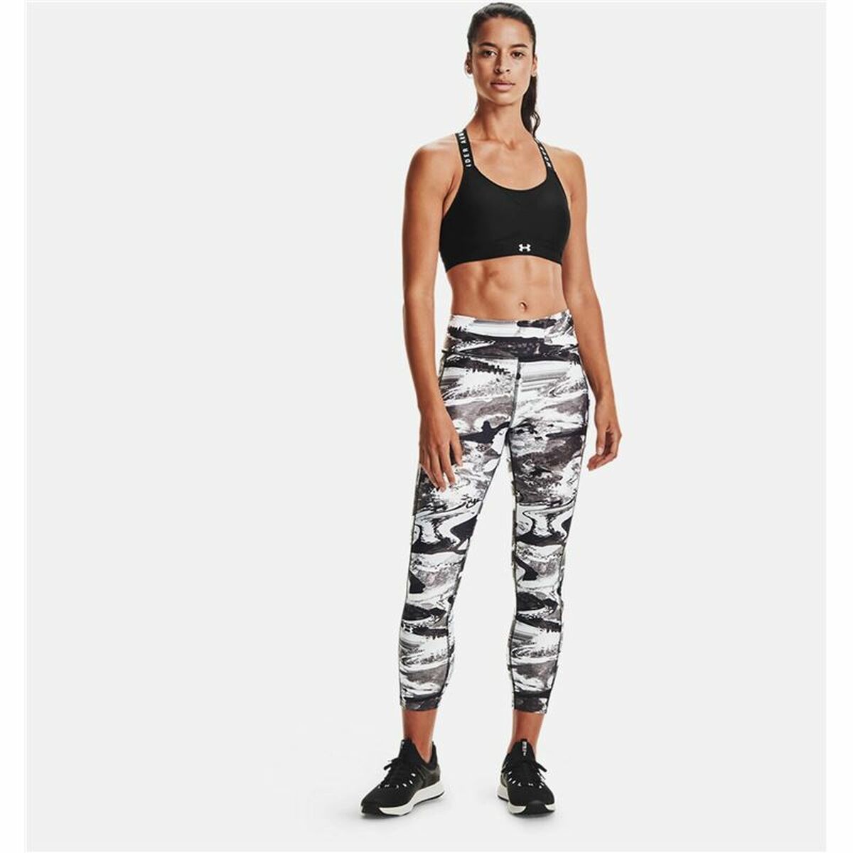 Sportleggings voor Dames Under Armour HeatGear Zwart