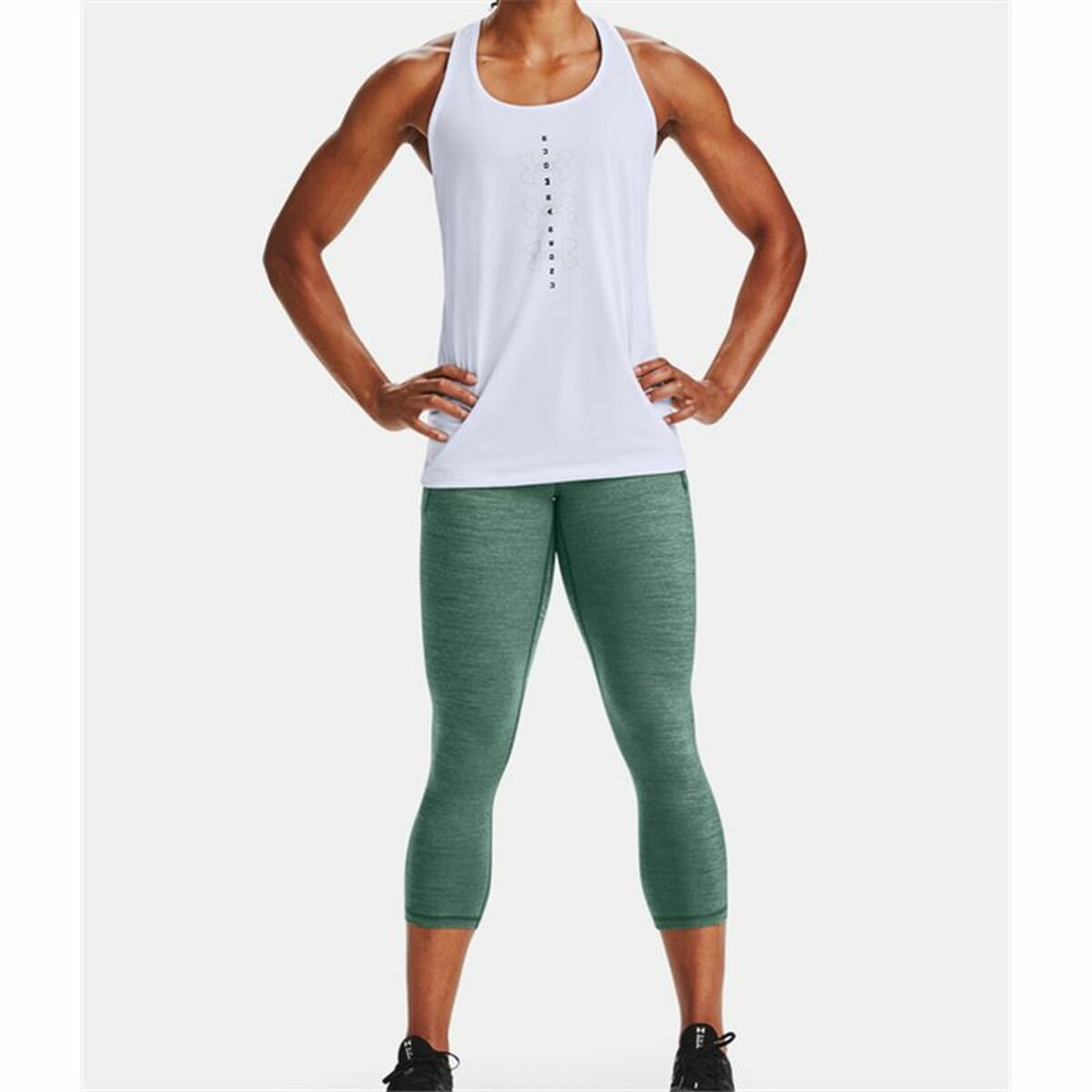 Tank Top Dames Under Armour Tech Twist Graphic Tank Wit