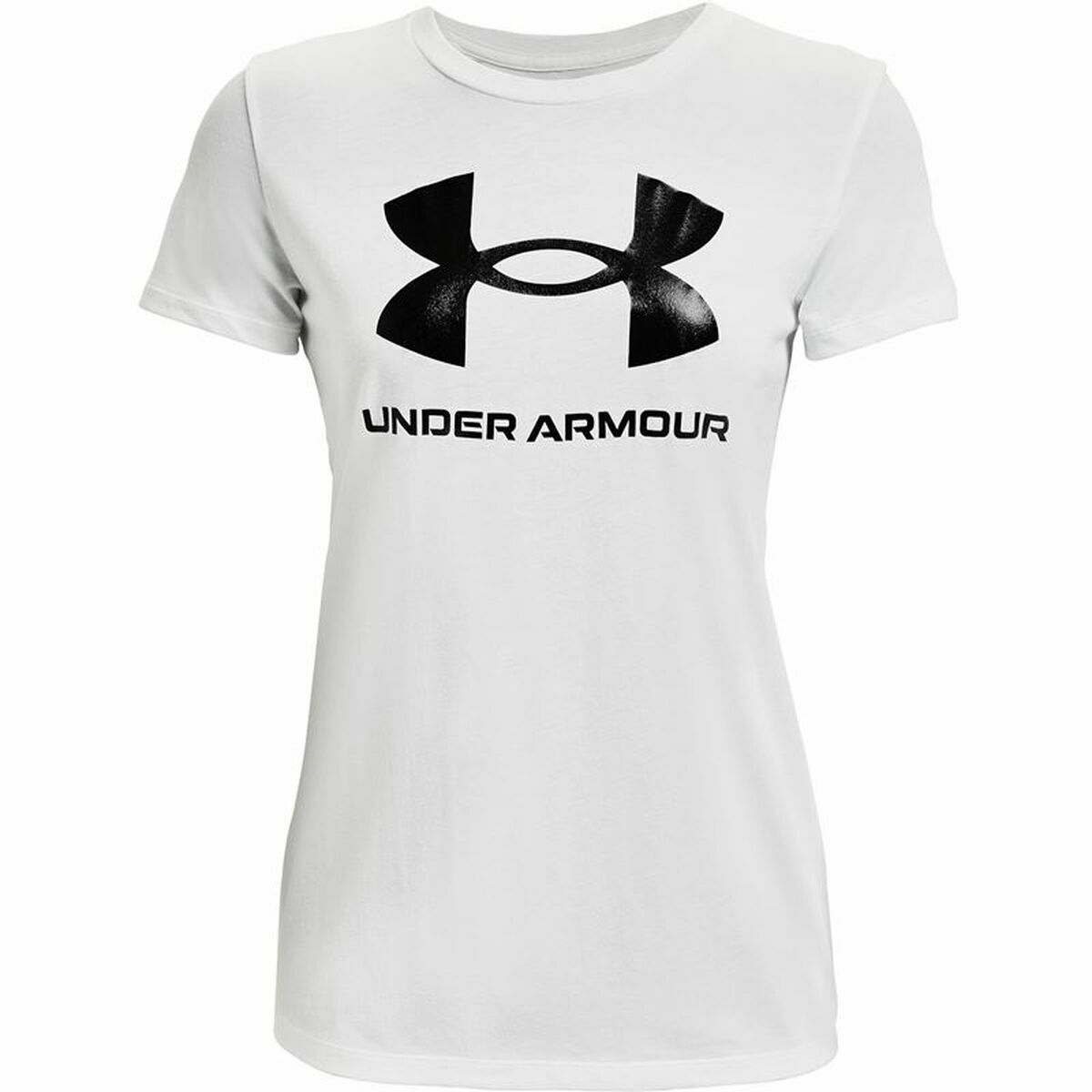 Dames-T-Shirt met Korte Mouwen Under Armour Sportstyle Wit