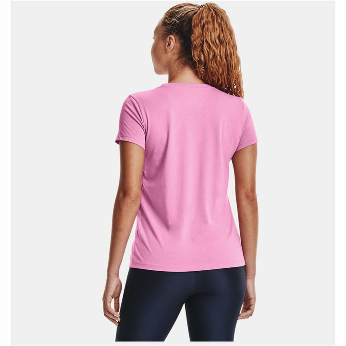 Dames-T-Shirt met Korte Mouwen Under Armour Graphic Roze
