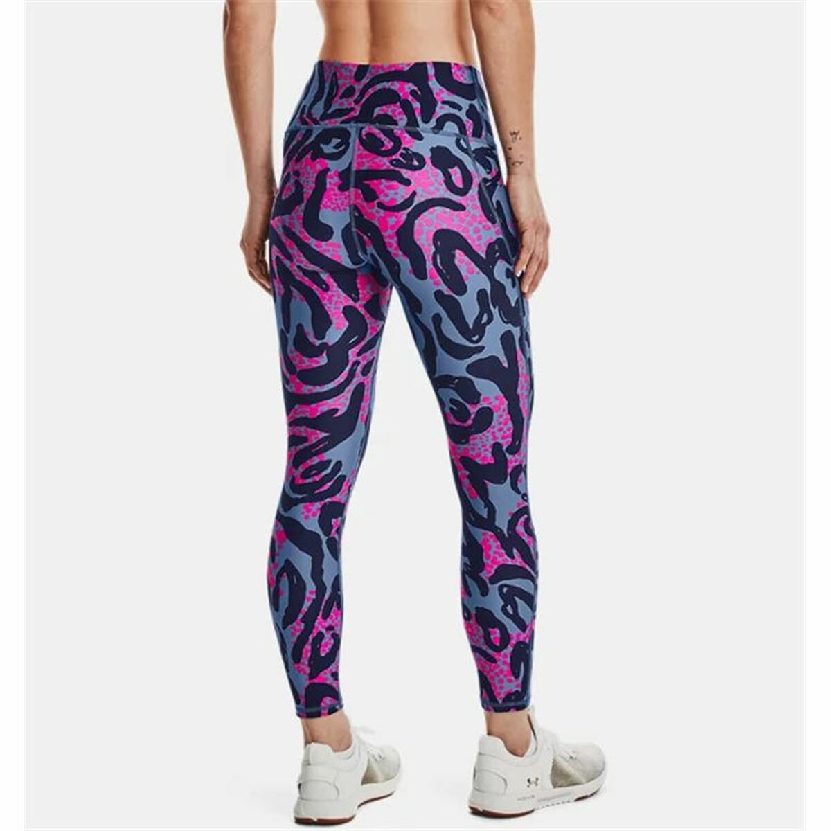 Sportleggings voor Dames Under Armour HeatGear Blauw