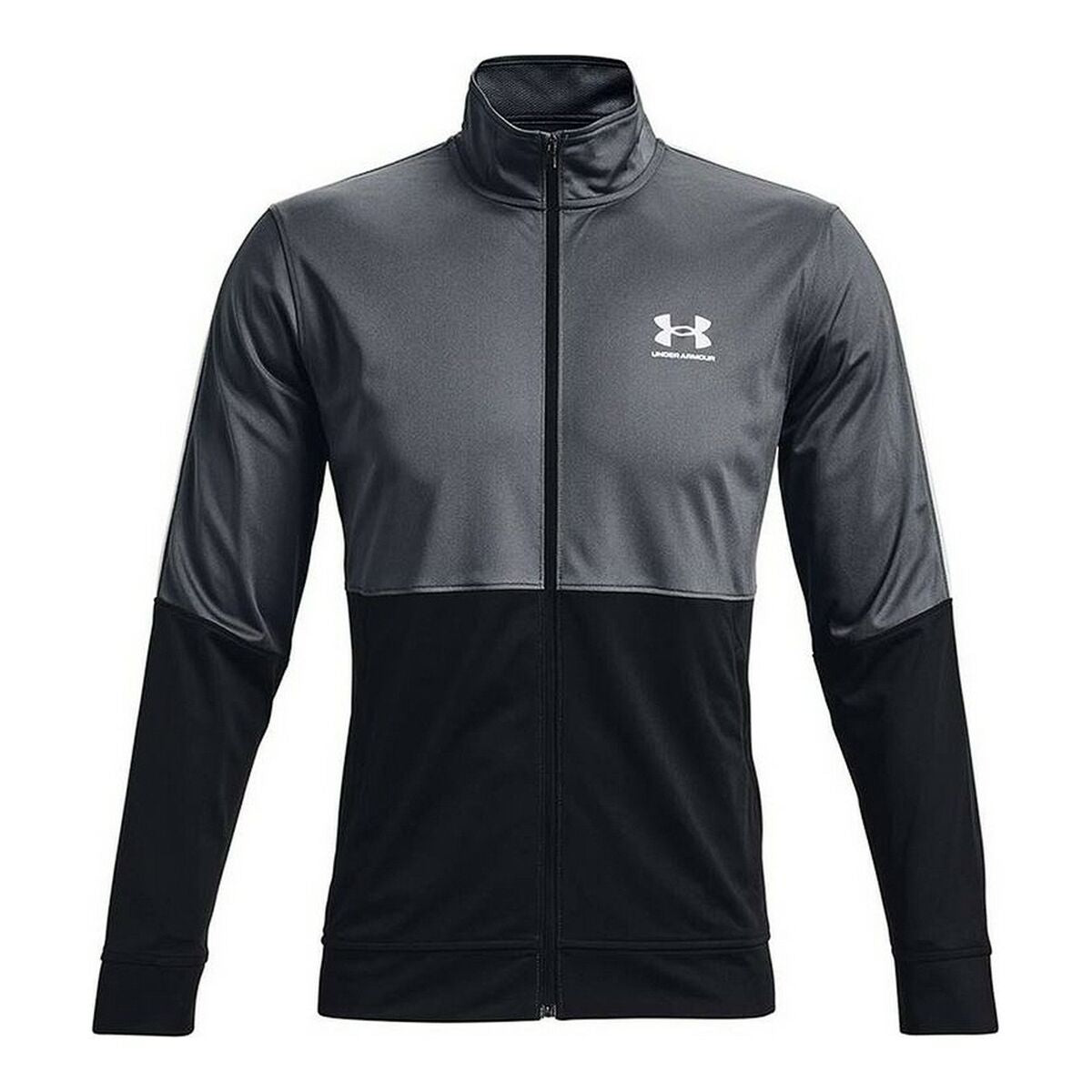 Heren Sportjas Under Armour Pique Lichtgrijs