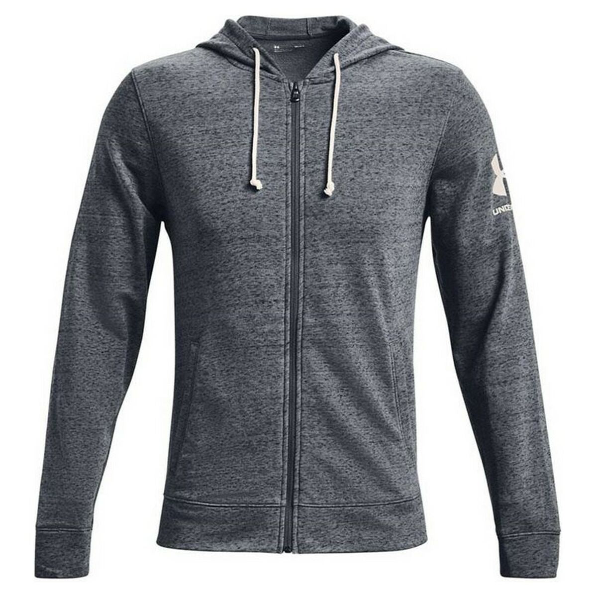 Heren Sportjas Under Armour Terry Zwart Donker grijs