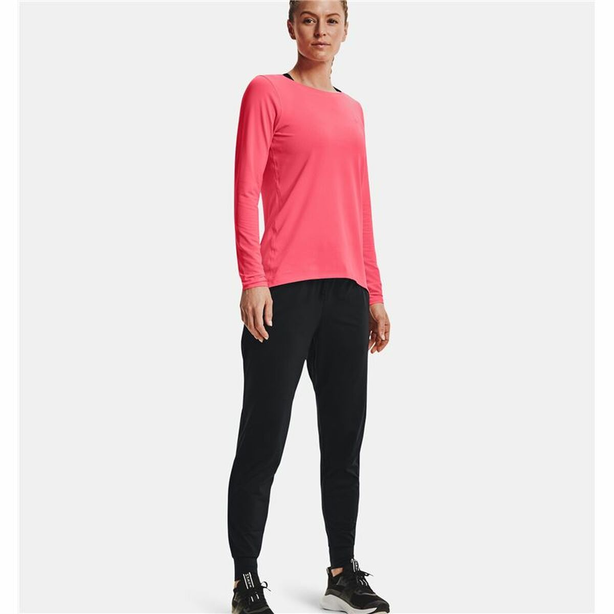 Lange sportbroek Under Armour Vrouw Zwart