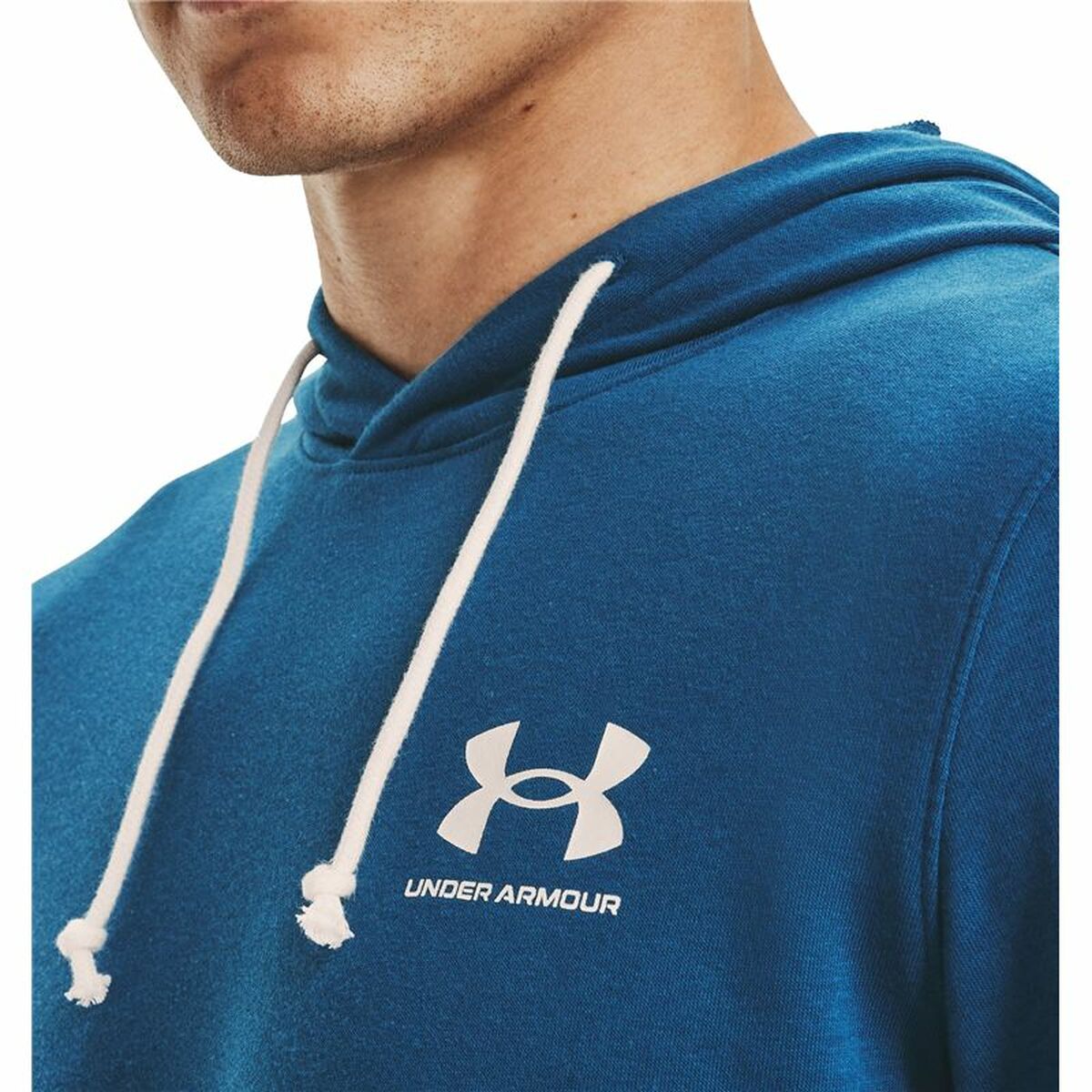 Herenhoodie Under Armour Rival Terry Blauw