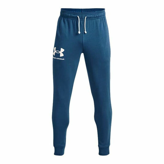 Broeken voor Volwassenen Under Armour  Rival Terry Blauw Mannen