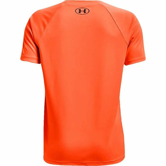 Kinder-T-Shirt met Korte Mouwen Under Armour Oranje