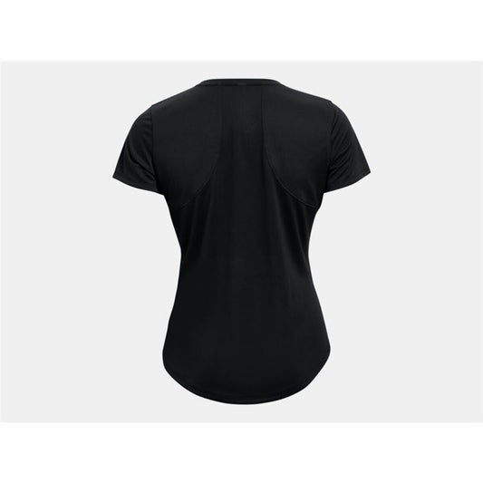 Dames-T-Shirt met Korte Mouwen Under Armour Stride Zwart