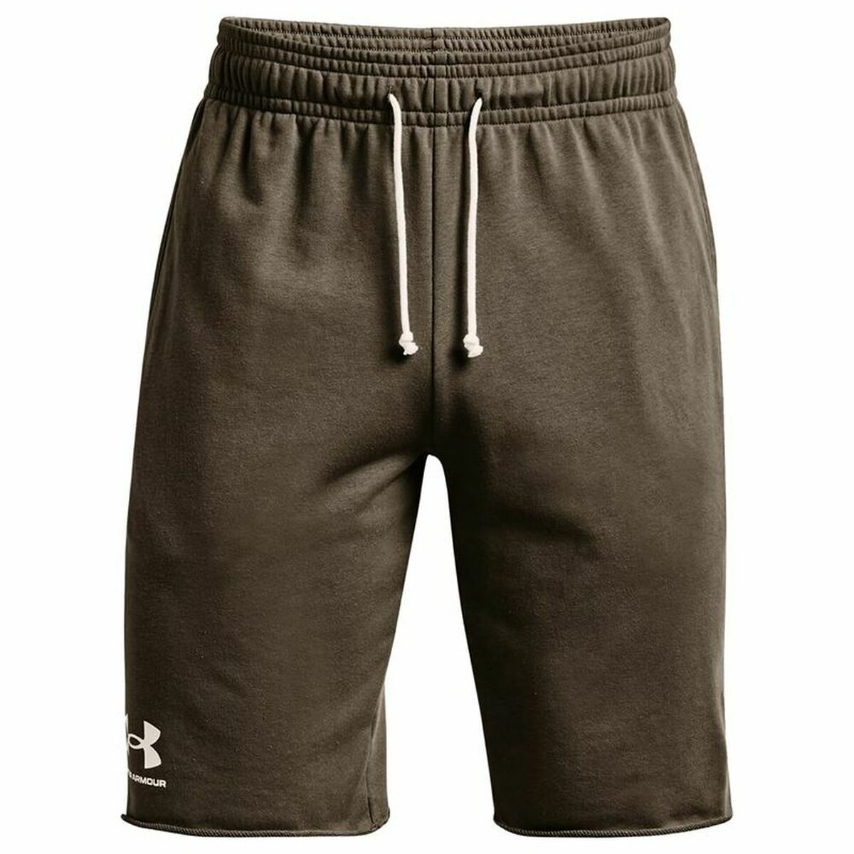 Broeken voor Volwassenen Under Armour Rival Terry Mannen Olijf