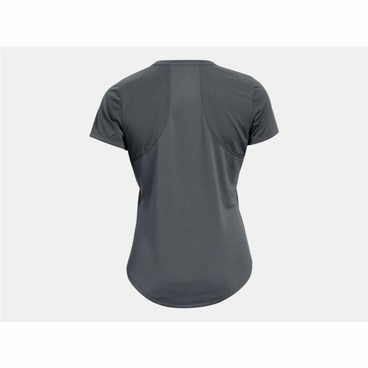 Dames-T-Shirt met Korte Mouwen Under Armour Stride Grijs