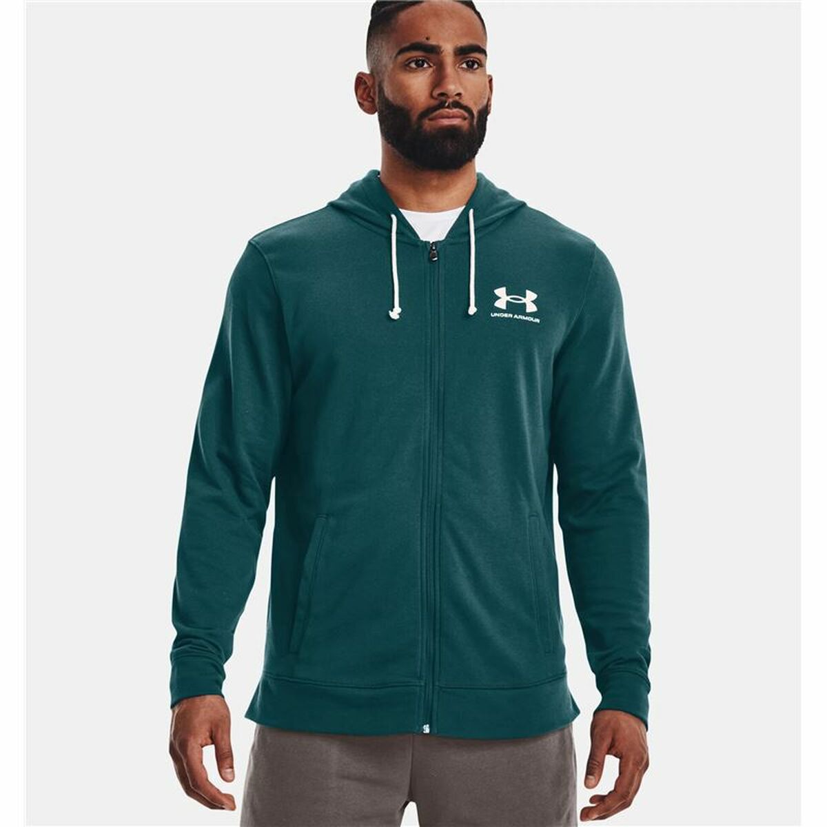 Heren Sportjas Under Armour Rival Terry Groen
