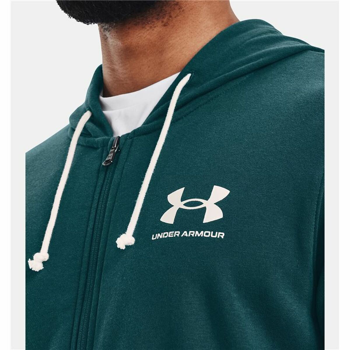 Heren Sportjas Under Armour Rival Terry Groen