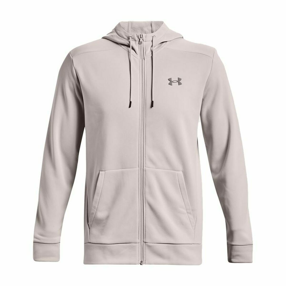 Heren Sportjas Under Armour Rival Lichtgrijs Met capuchon