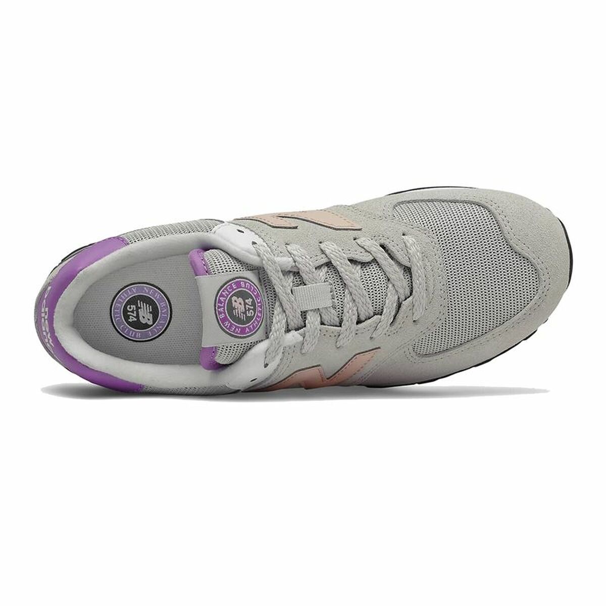 Sportschoenen voor Dames New Balance Balance 574 Light Lichtgrijs