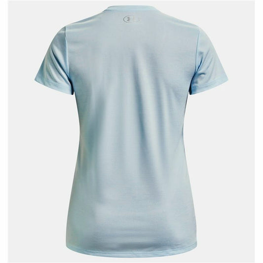 Dames-T-Shirt met Korte Mouwen Under Armour Tech Twist Licht Blauw