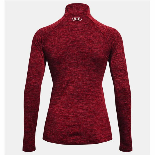 Damessweater zonder Capuchon Under Armour Tech Twist Donkerrood