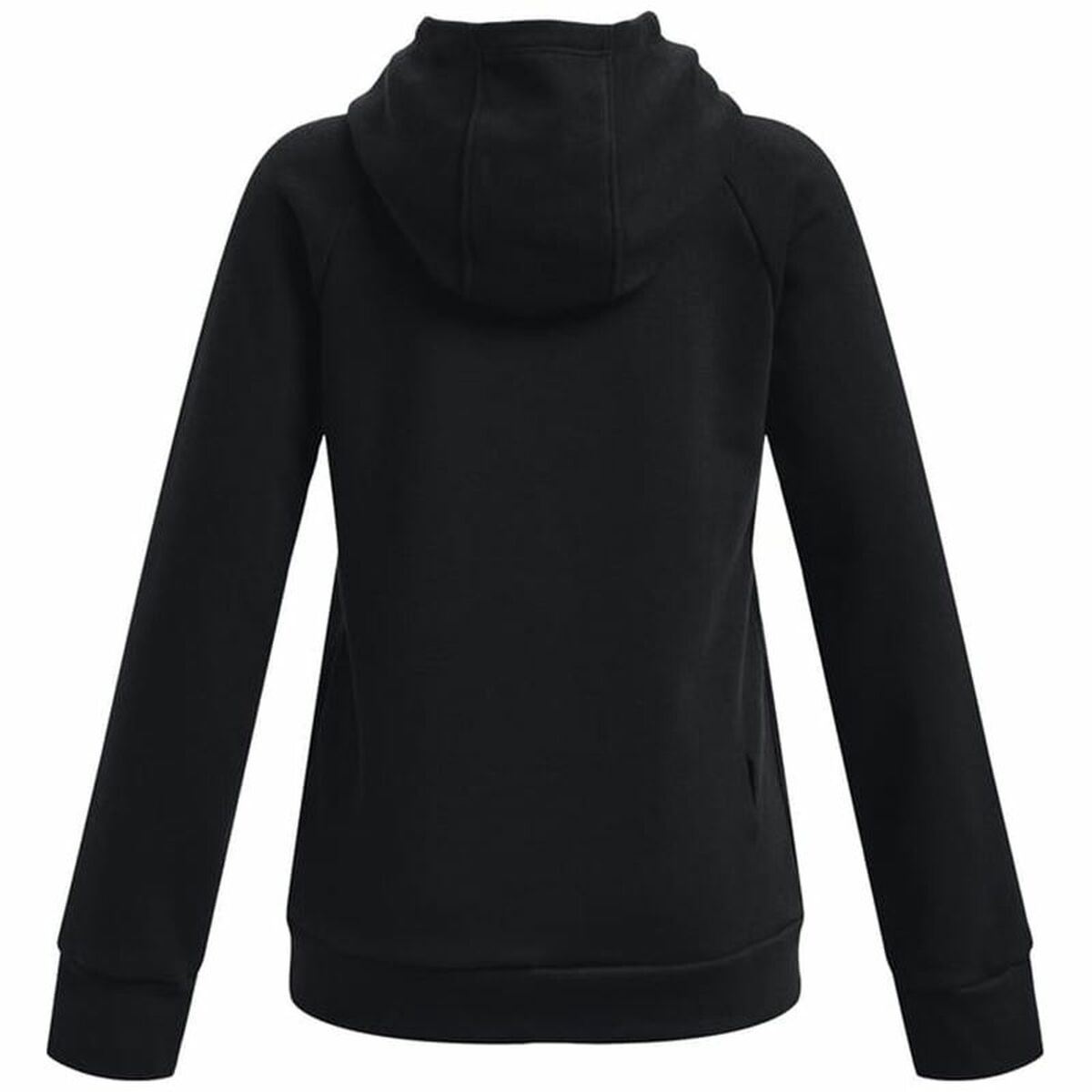 Sweatshirt met Capuchon voor Meisjes Under Armour Rival Big Logo Zwart