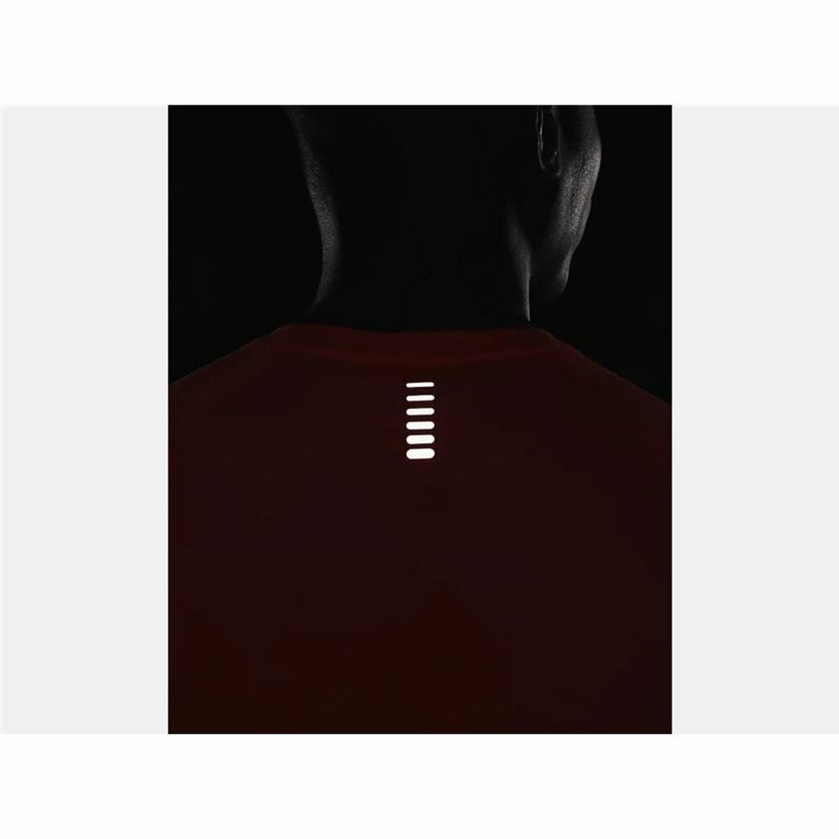 Heren-T-Shirt met Korte Mouwen Under Armour Streaker Rood Mannen