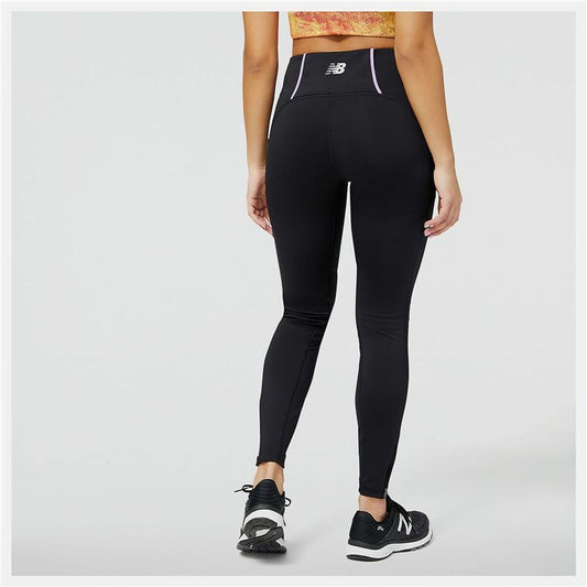 Sportleggings voor Dames New Balance Impact Run AT Heat Tight Vrouw Zwart