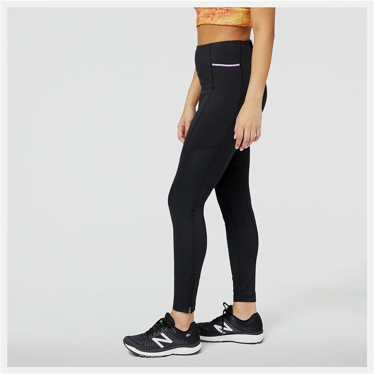 Sportleggings voor Dames New Balance Impact Run AT Heat Tight Vrouw Zwart