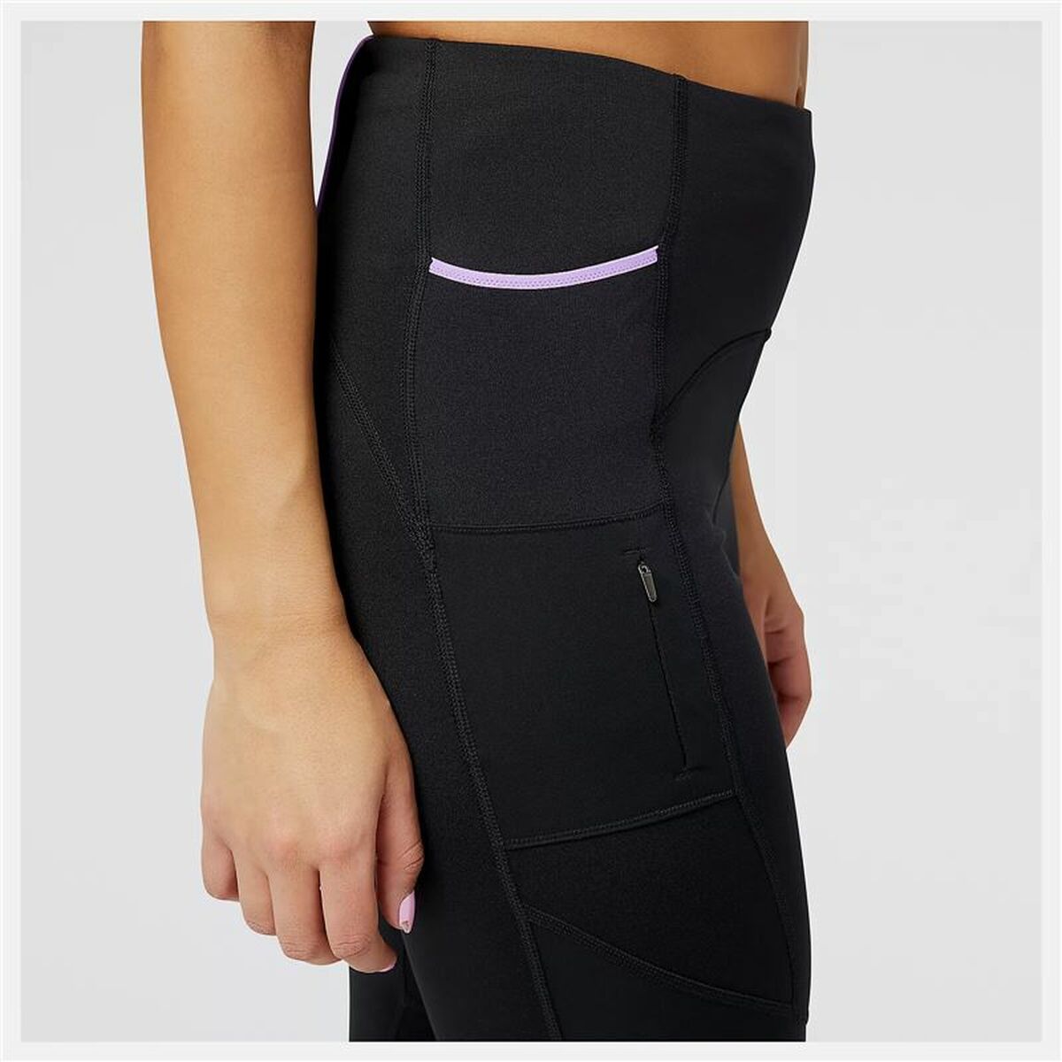 Sportleggings voor Dames New Balance Impact Run AT Heat Tight Vrouw Zwart