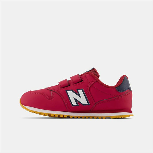 Casual Kindersneakers New Balance 500 Hoop Look Donkerrood