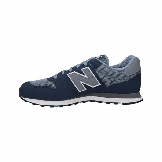 Casual Herensneakers New Balance 500 Donkerblauw