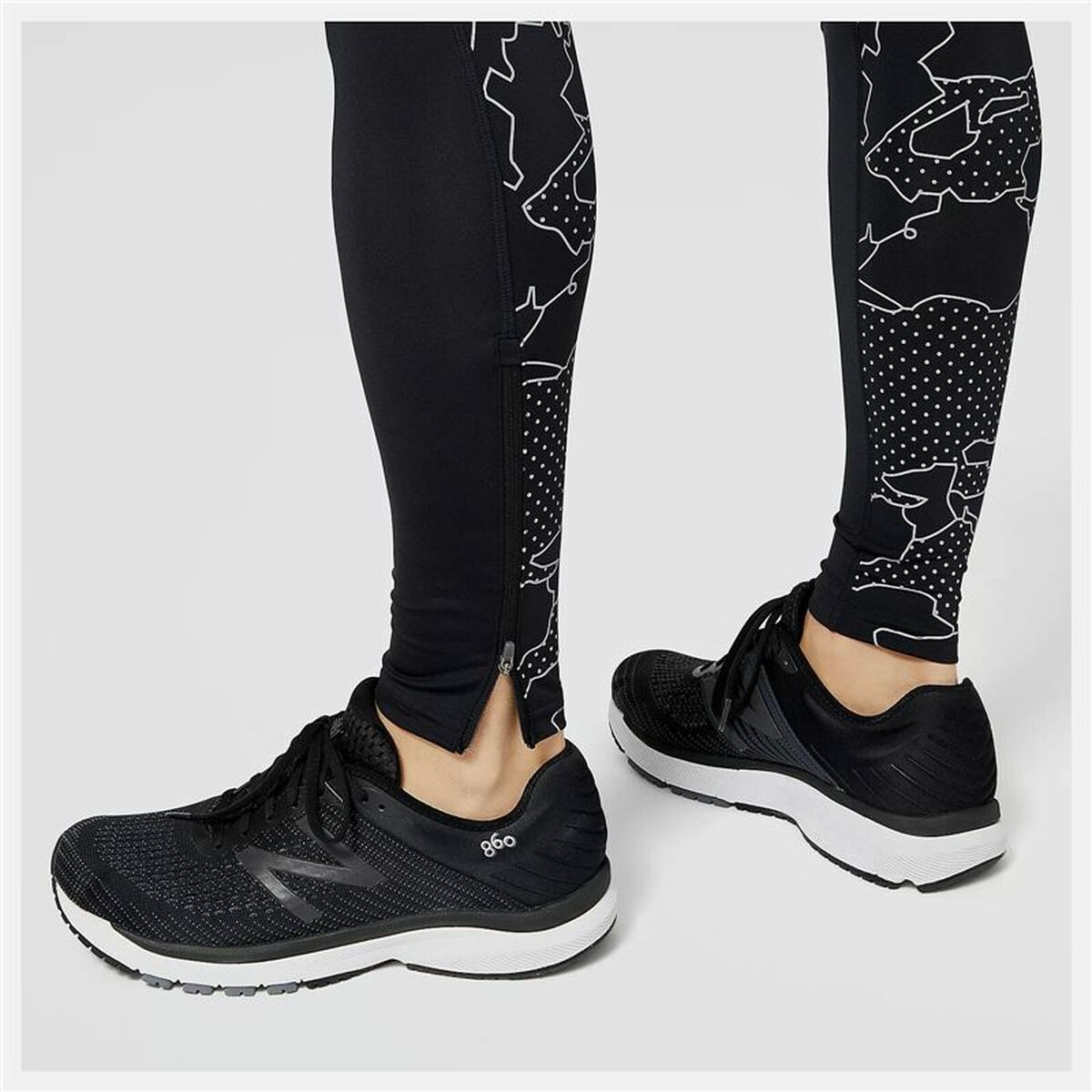 Sportleggings voor Heren New Balance Reflective Accelerate Zwart