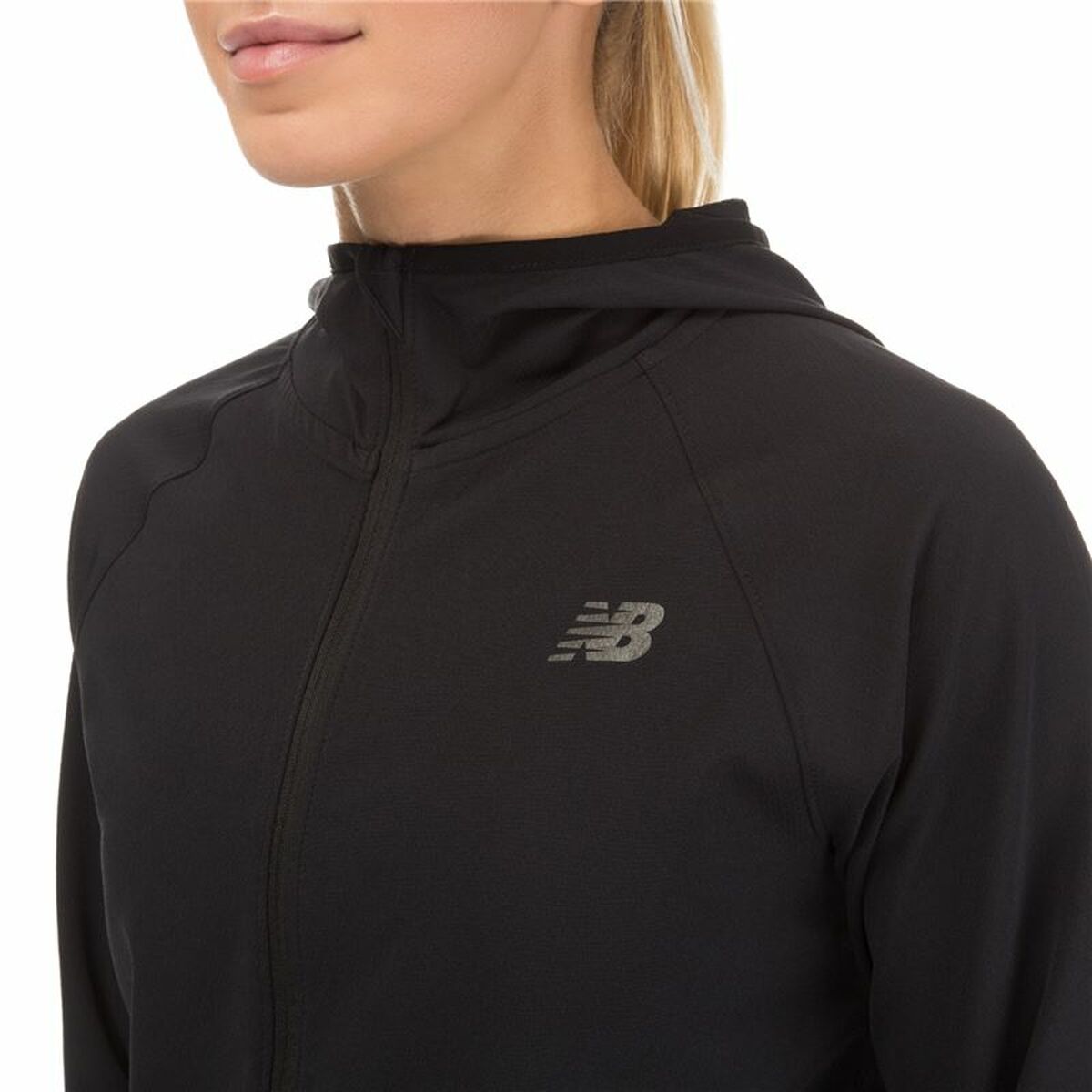 Sportjack voor dames New Balance Zwart