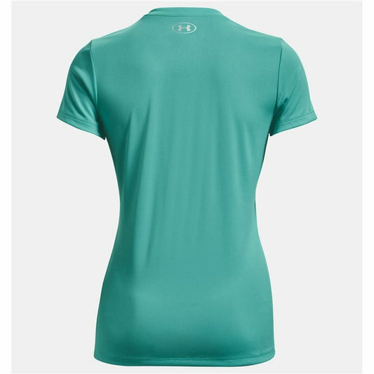 Dames-T-Shirt met Korte Mouwen Under Armour Tech SSV Solid Aquamarijn