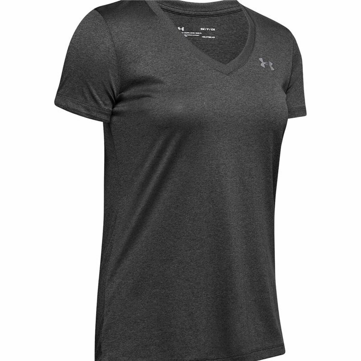 Dames-T-Shirt met Korte Mouwen Under Armour Tech SSV Grijs