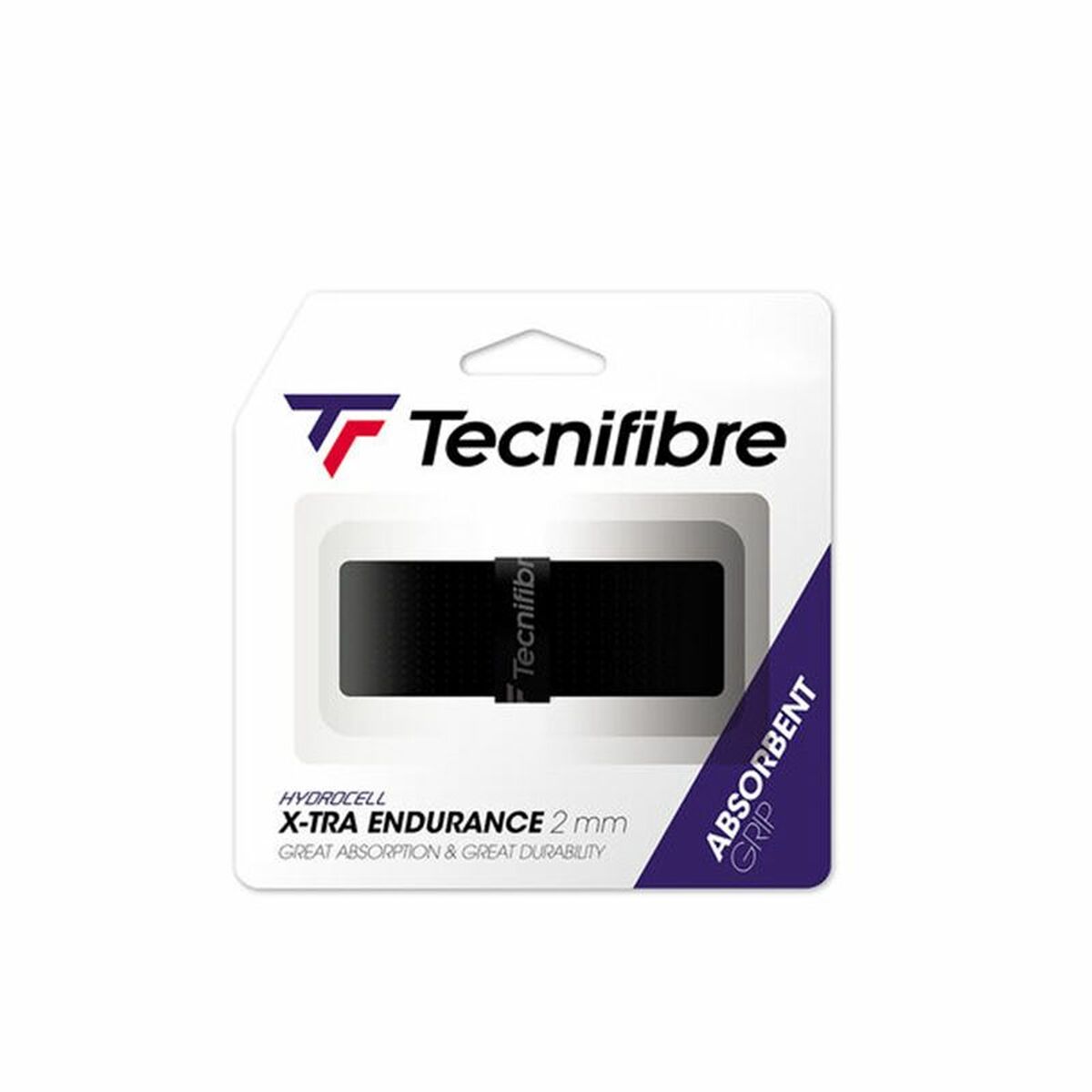 Tennisgrip X-Tra Endurance Tecnifibre 51ATPXENBK Zwart