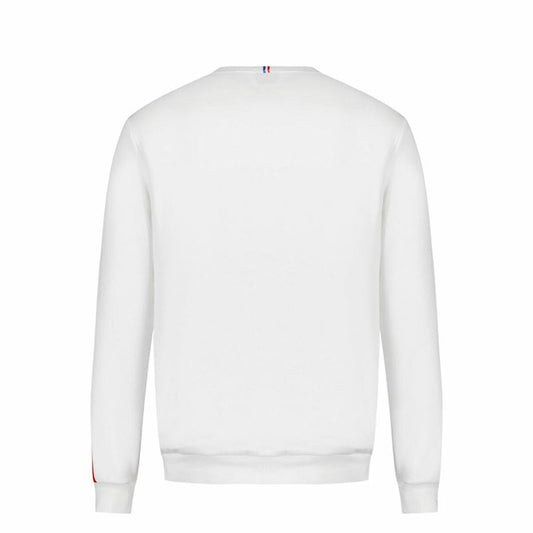 Uniseks Sweater zonder Capuchon Le coq sportif Tri Crew N°1 New Optical Wit