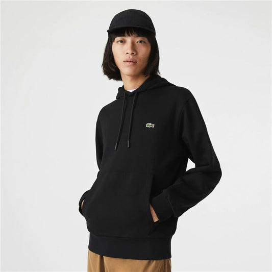Herenhoodie Lacoste Zwart