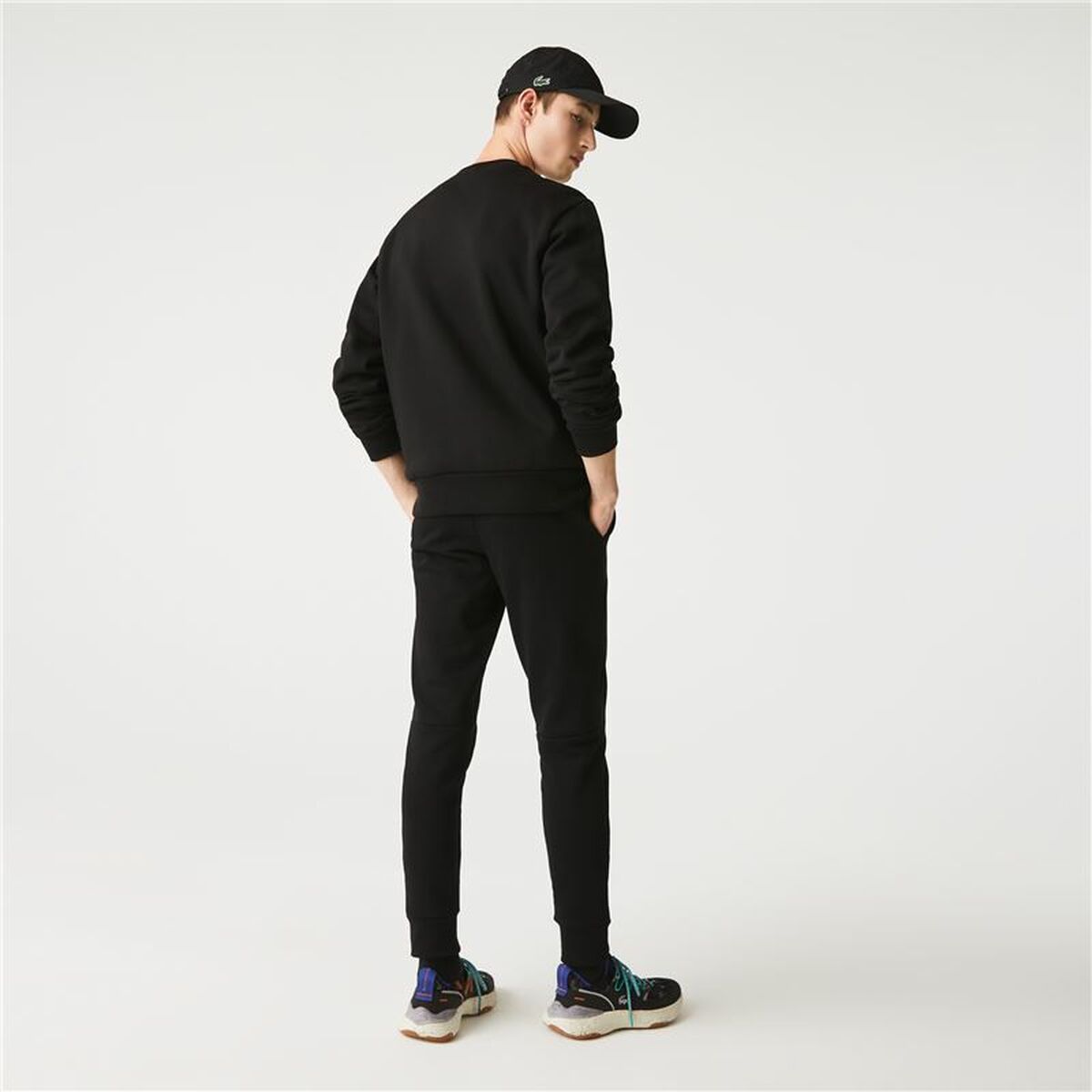 Lange sportbroek Lacoste Zwart Mannen