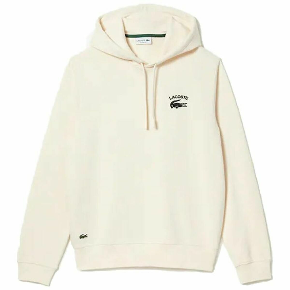 Herenhoodie Lacoste Inscription Wit