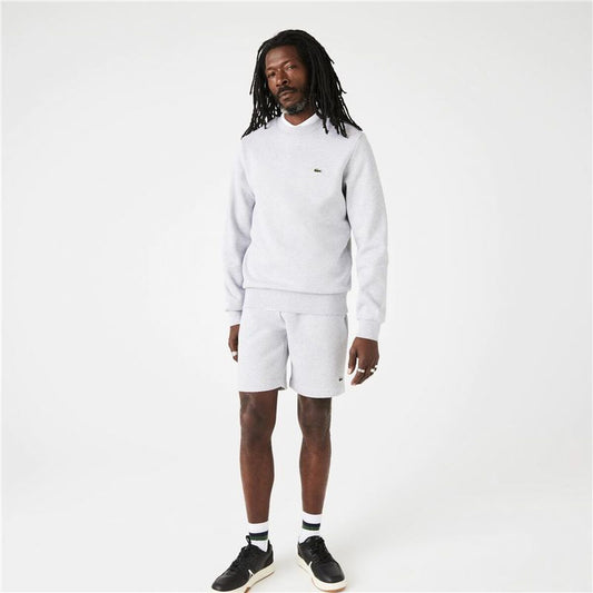 Herensweater zonder Capuchon Lacoste Lichtgrijs