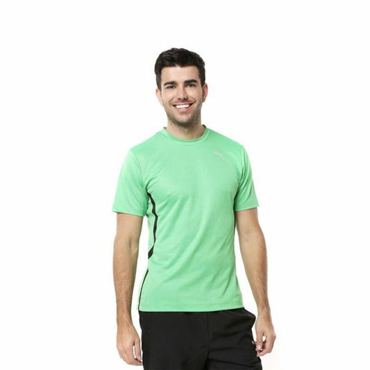 Sport T-shirt Korte Mouwen Puma Running Groen