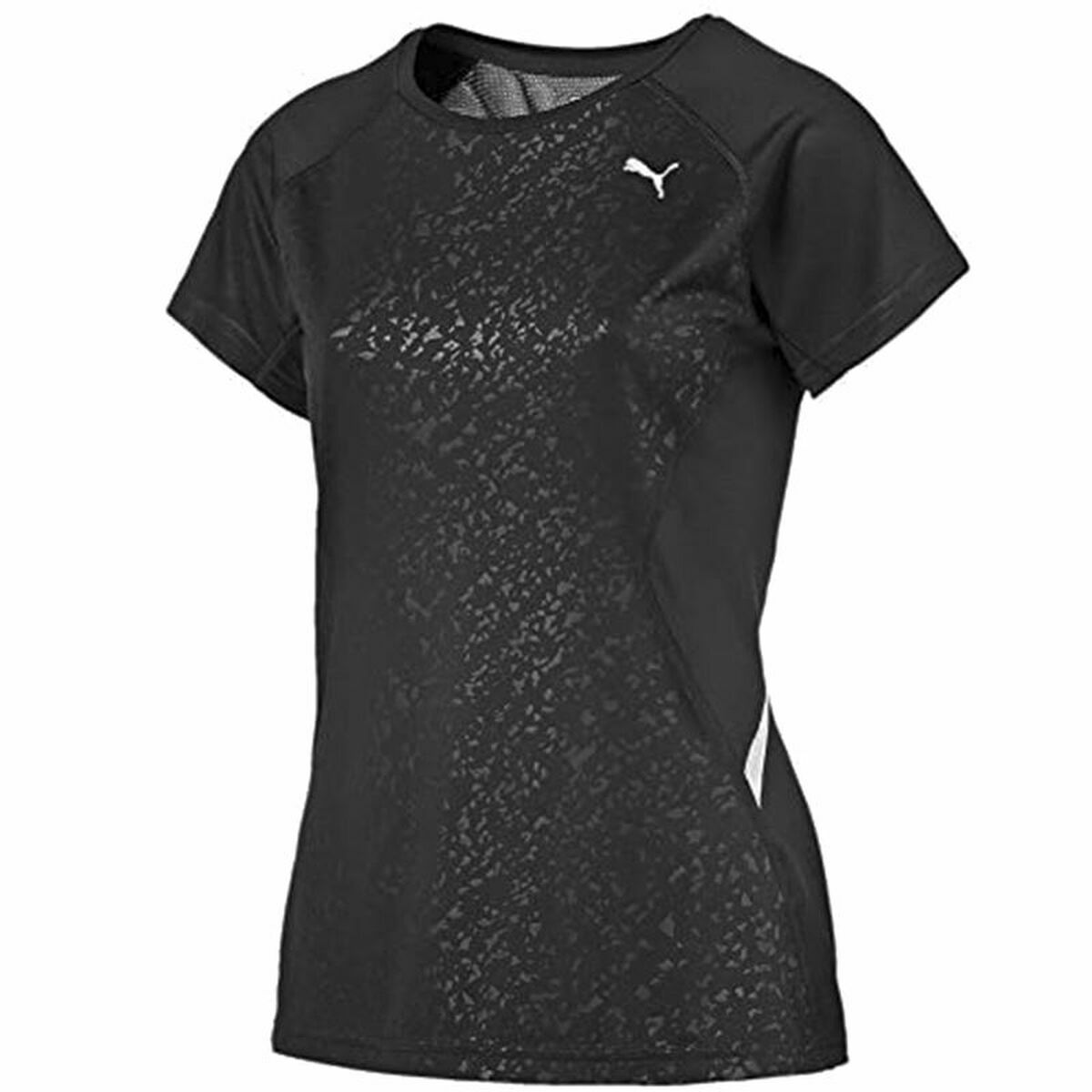 Dames-T-Shirt met Korte Mouwen Puma Graphic Tee Zwart