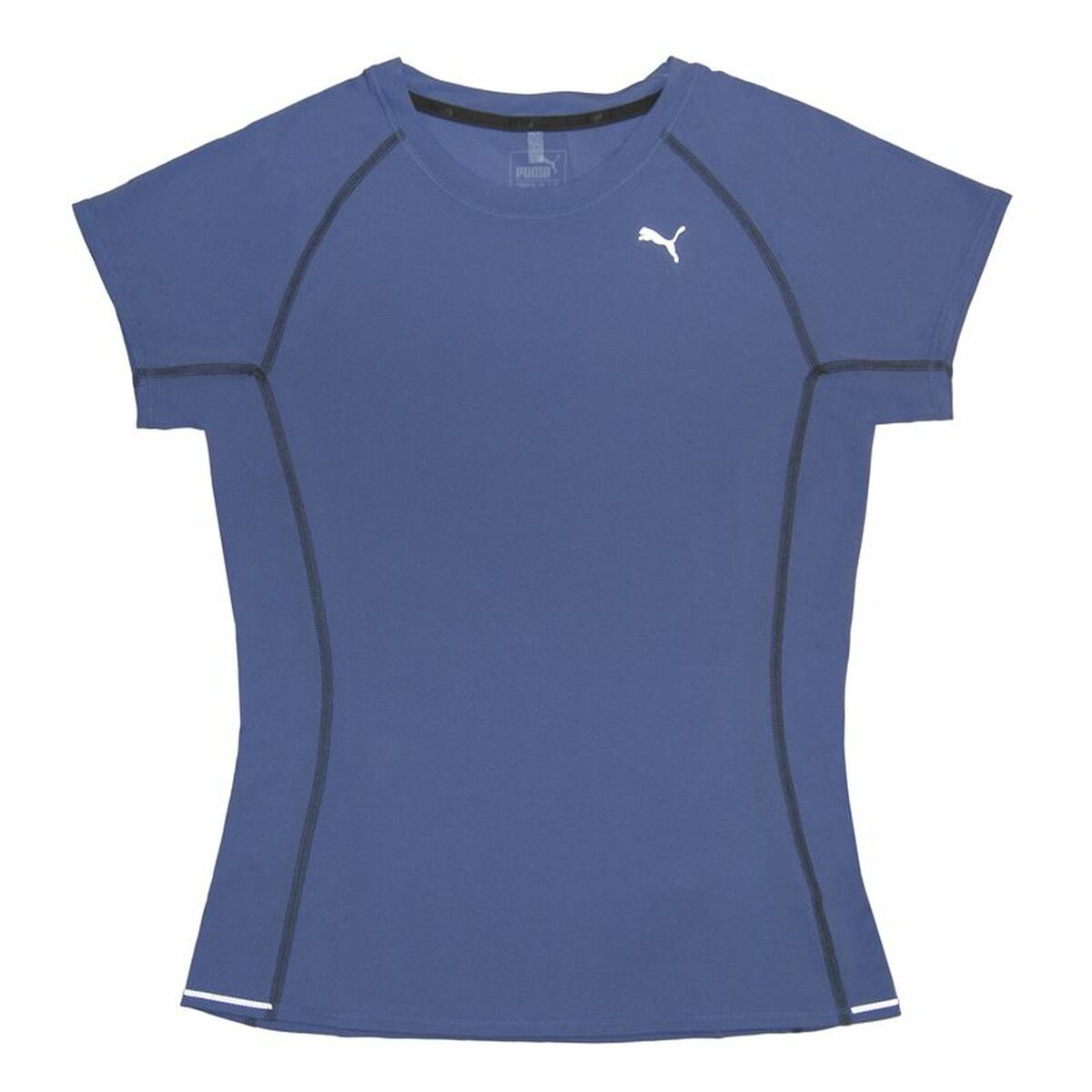 Dames-T-Shirt met Korte Mouwen Puma Pe Running Tee Blauw